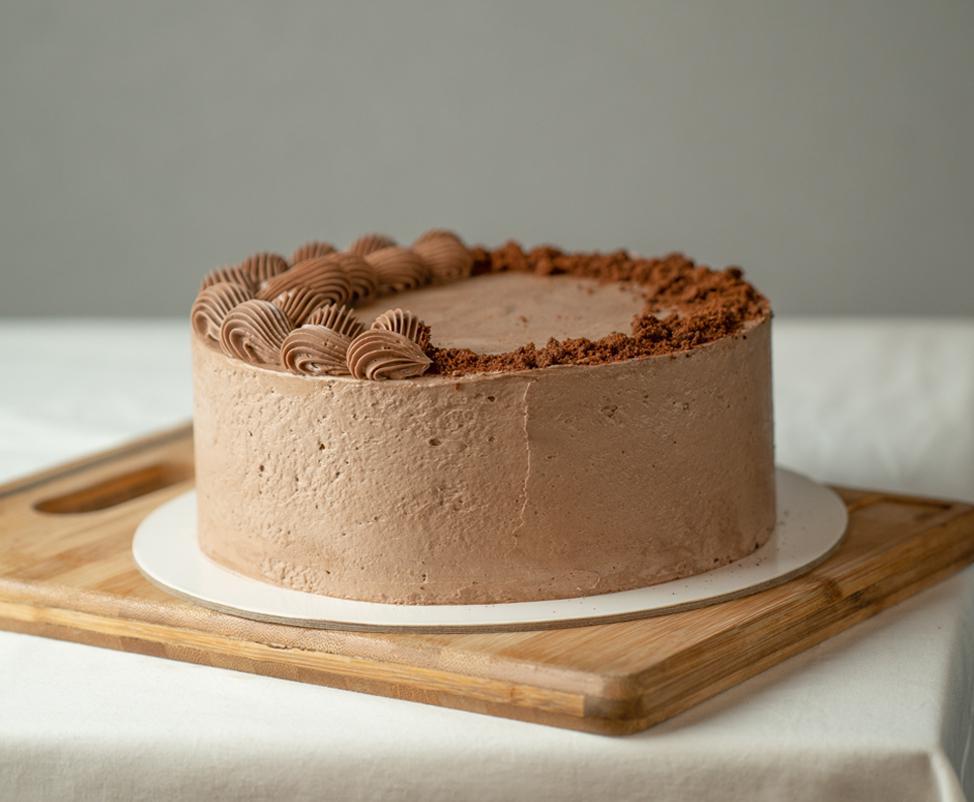 Chocolate Cake with Chocolate Buttercream